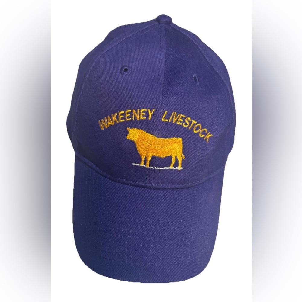 Wakeeney Kansas livestock baseball cap.